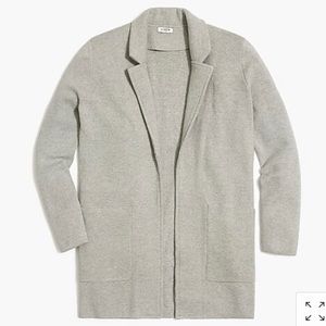 JCrew gray sweater blazer Size M